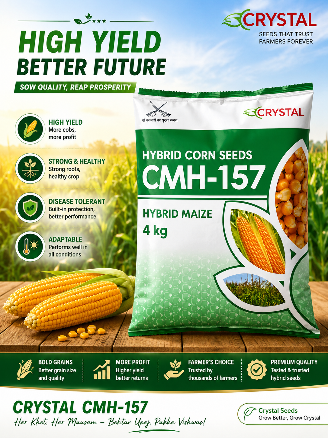 Crystal-157 Maize seed
